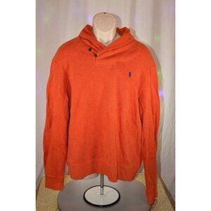 Polo Ralph Lauren Orange Heavy Knit Sweater size XL